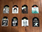 THE BEATLES - LOT - PICTURE SLEEVES + 45 RPM RECORDS