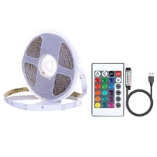 5M LED Strip Lights RGB 5050 Color Changing Tape TV Cabinet Kitchen Docoration