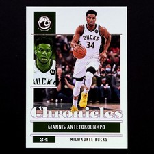 2021-22 Panini Chronicles Giannis Antetokounmpo #1 Bucks