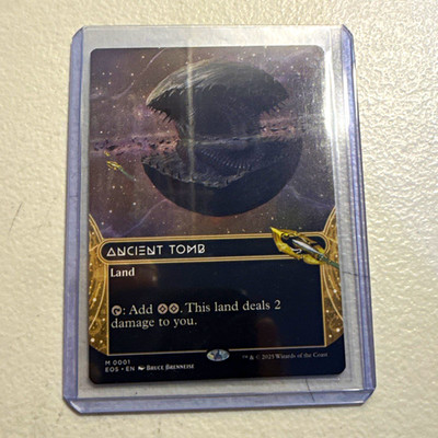 Ancient Tomb Land Edge of Eternities: Stellar Sights Foil Full Art Mythic #0001