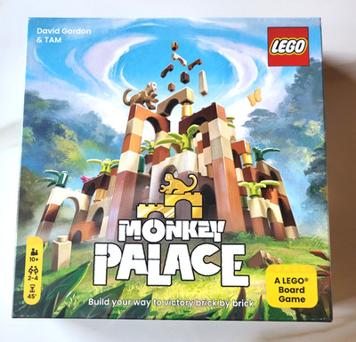 LEGO MONKEY PALACE BUILD BEST STAIRS WIN THE GAME PLAY NOT USED COMPLETE