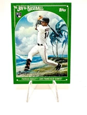 2023 Topps X Bob Ross The Joy of Baseball - Patrick Bailey #95 Sap Green /75