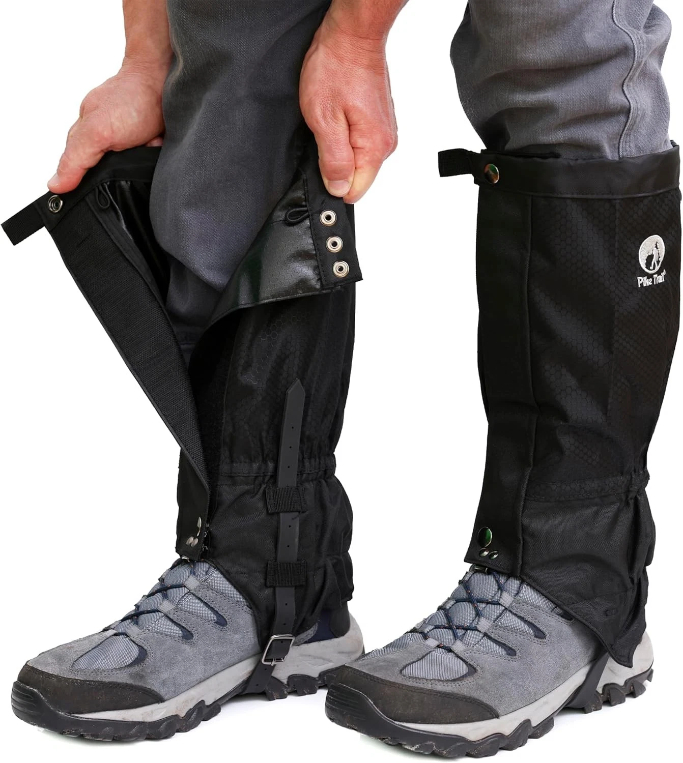 Adjustable Leg Gaiters Lightweight Waterproof Leg Guards Men & Women Hiking