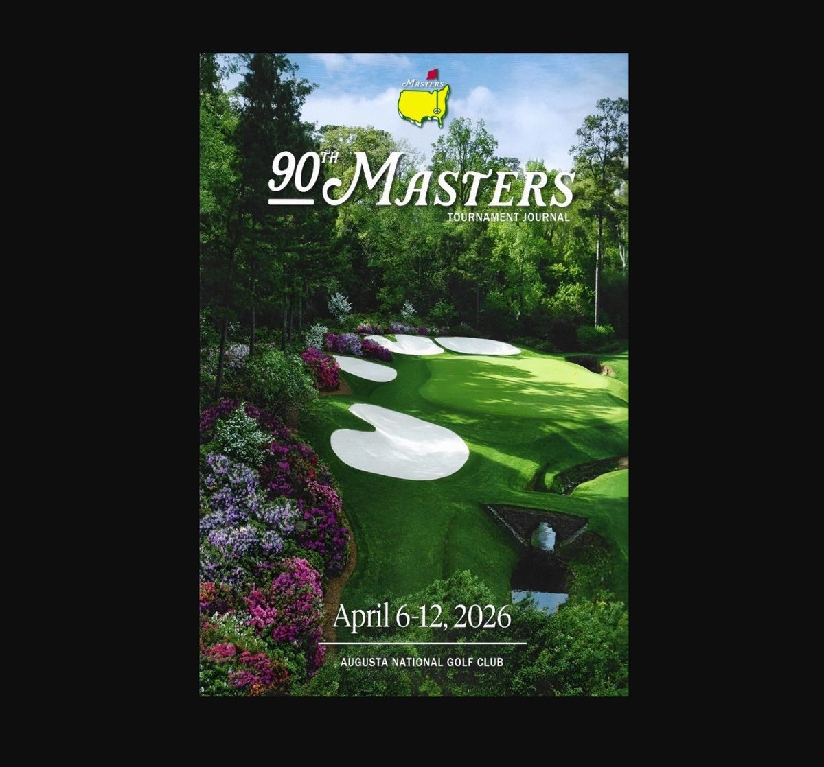 2026 MASTERS ポスター Masters Tournament April 6 12 2026 Augusta
