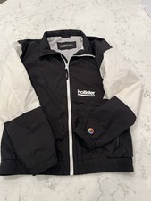 Hollister Vintage CO-OP Black & White Windbreaker Size M. Made In USA