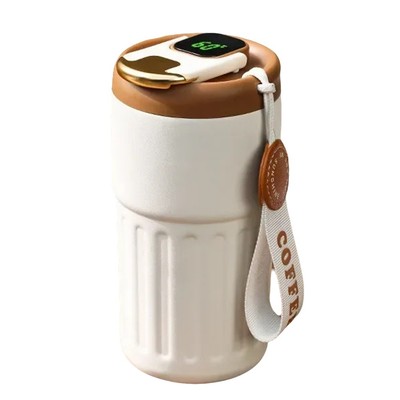 450 ml Flaschenanzeige Temperatur 316 Edelstahl Vakuumbecher Büro2894