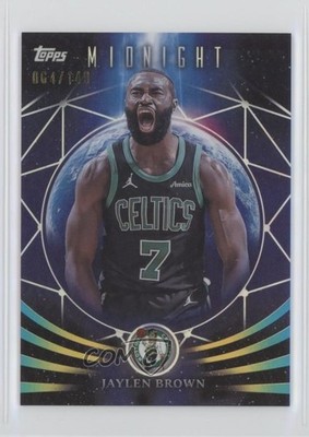 2025-26 Topps Midnight Moonfall Morning 64/149 Jaylen Brown #MF-9 1f60