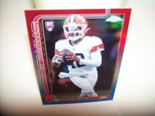2025 TOPPS CHROME SHEDEUR SANDERS RED WHITE & BLUE PARALLEL CARD #3155