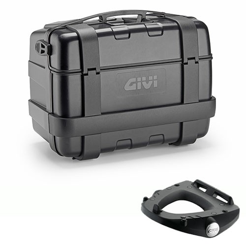 Givi Kit Heckkoffer TRK46BB 46LT Schwarz Mit Piastra FüR Bmw R 1100 Rs 1994-1996-image