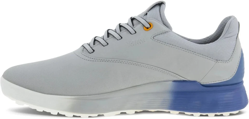 Zapato de golf Ecco S-Three Gore Tex sin clavos gris/azul para hombre talla EU 45 US 11-11. 5 Foto 2 de 4