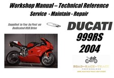 Ducati 999RS 999 RS Service Repair Workshop Manual USB  2004