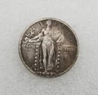 --1924 D Standing Liberty Quarter High relief version As shown in the figure--