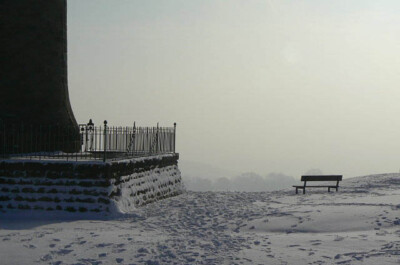 Foto 6x4 An einem klaren Tag. . . Crich Trotz wolkenlosem Himmel gab es um 2009