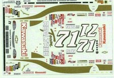 Slixx 1409 #71 Team Realtree 1999-Dave Marcis 1/24 Nascar waterslide decal