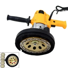 220V Concrete Cement Floor Wall Rough Grinder Polisher φ3.14'' Disc 3000r/min