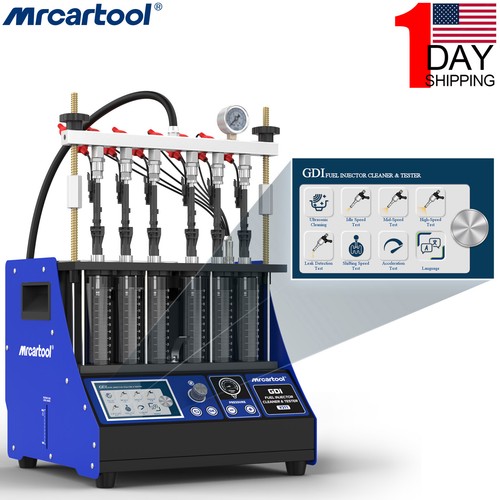 2025 GDI Fuel Injector Cleaner Tester Pulse Flow Test Ulrasonic Cleaning Machine