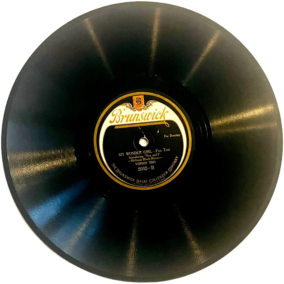 All Star Trio / Vernon Trio - Anytime, Anyday, Anywhere / My Wonder Girl - 10" - Image 3 of 4