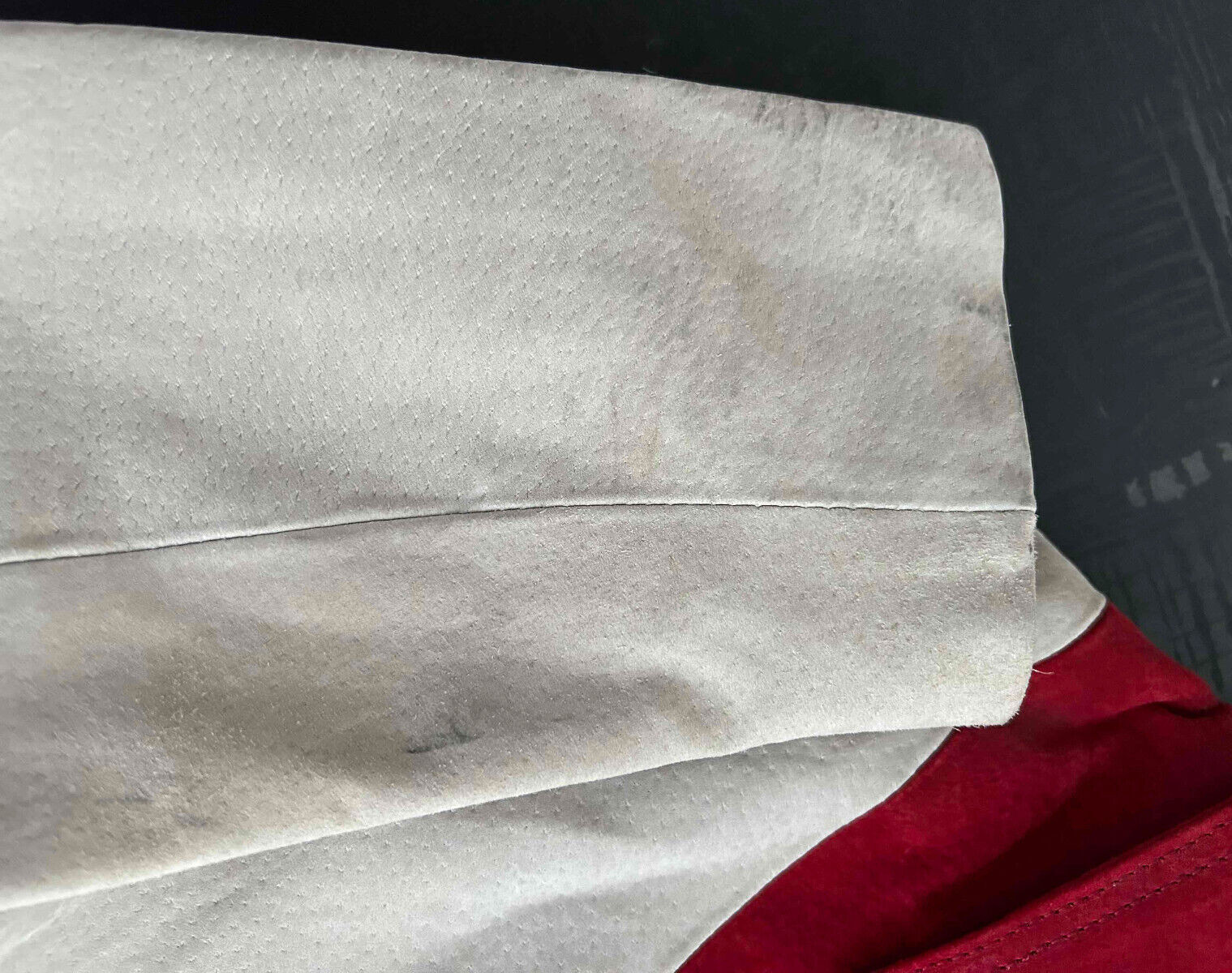 Leather Patchwork Tailored Coat Size M - Please R… - image 9