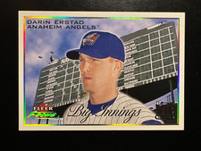 2001 Fleer Focus Big Innings VIP #10 Darin Erstad #'d 7/50 Angels