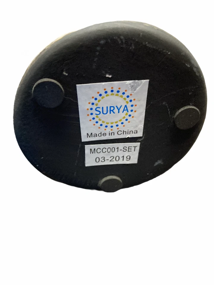 Jarrón de cerámica Surya McCain azul MCC001 jarrón individual 10" Foto 3 de 3