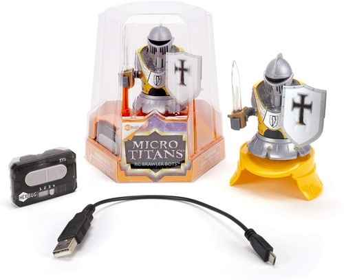 HEXBUG Micro Titans Knight Single, Toys for Kids, Remote Controlled Robot Battle - Picture 2 of 2