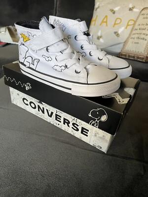 Converse Snoopy Hi Top Sneaker Größe 10 / 26 