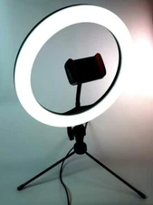 10.2 Inch Ring Light with Stand -  Phone Holder for Video Photography Makeup