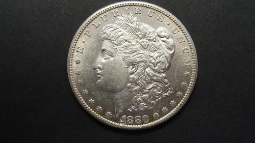 1880-S MORGAN DOLLAR BU   STK# C131  MIRRORED SURFACES