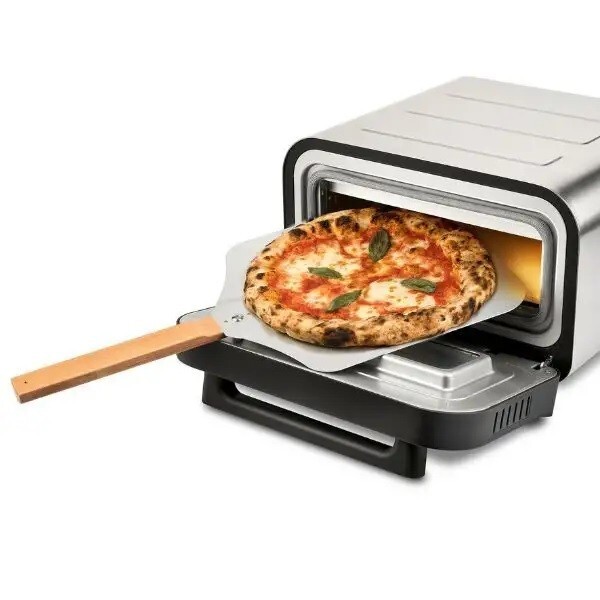 FORNO PIZZA IN 2 MINUTI XXL PRO 450° CON PALA PIZZA E PIETRA REFRETTARIA 5 2025