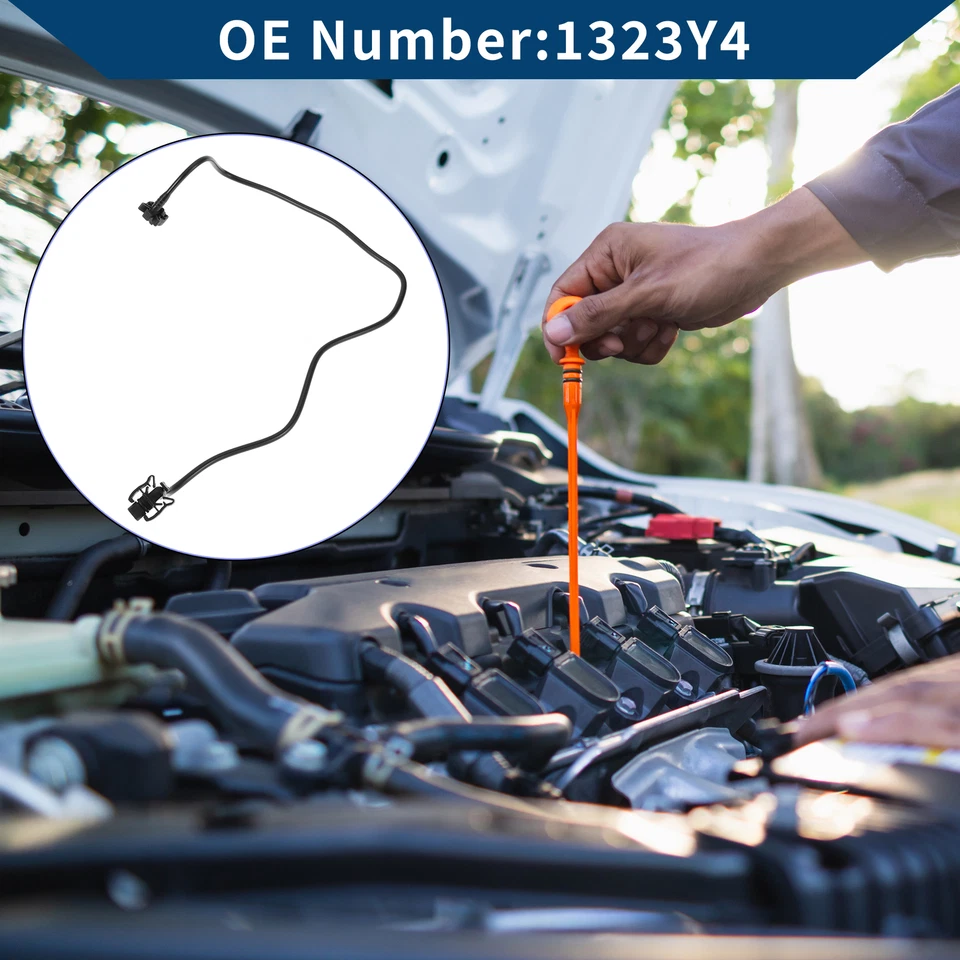 Radiator Hose for Peugeot 308 MK1 HATCHBACK 2007-2016 No.1323Y4 Rubber Black 1pc Foto 3 de 4