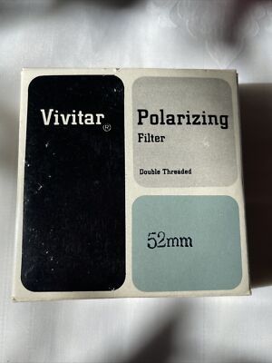 New Vivitar Skylight (1A) 52mm Lens Filter