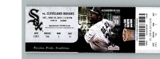 Cleveland Indians vs Chicago White Sox 4/22/2013 Full Ticket - Alejandro De Aza