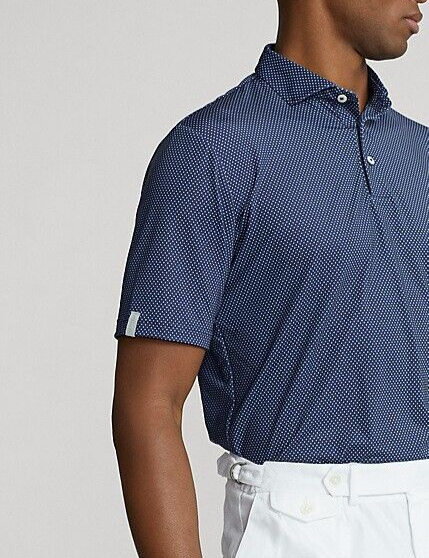 $115 NWT RLX Ralph Lauren Refined Navy pindots M Classic fit