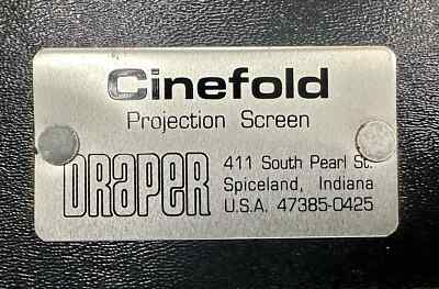 DRAPER  10.5' x 14'  200'' Diag. Replacement Surface - MATT WHITE Cinefold Front