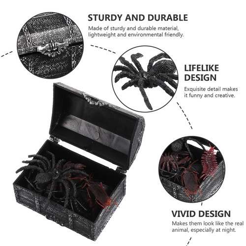 3 Sets Scary Spider Centipede Horrible Rat Figurines Realistic Toys Child - 第 5/12 張圖片