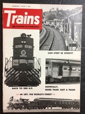TRAINS - The Magazine of Railroading - August 1970 - EXCELLENT CONDITION!!!