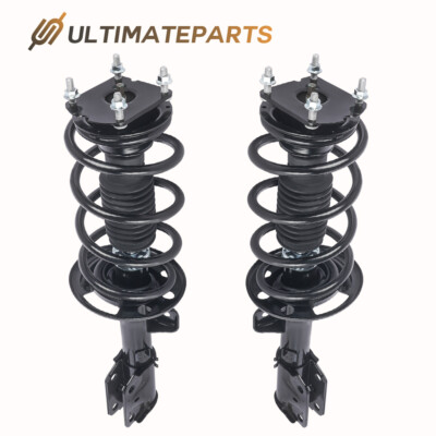 Pair Front Complete Shock Strut Assembly For 2011-2013 Ford Explorer FWD Only