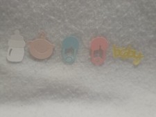 Baby Die Cuts -- NEW - Various Colors 20 Pieces 4 Each Of 5 pieces