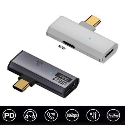 20V 5A 2 in 1 OTG Splitter 10Gbps USB-C to USB 3.2 Adapter