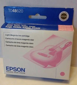 Geniune-Epson-Stylus-Photo-Ink-Cartridges-individual-T048620-color-LightMagenta