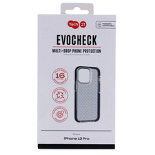 Tech 21 Evo Check Case for iPhone 13 Pro Smokey Black New