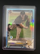 2021 Bowman Draft 1st Edition Sky Blue #BD7 Kevin Kopps Padres