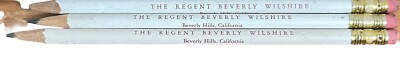 The Regent Beverly Wilshire Hotel Beverly Hills, California 3 Pencils w/ Eraser