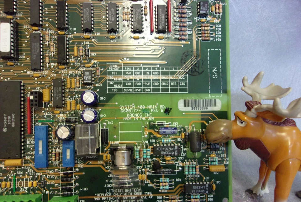 System 400 Main Board 6600177-999 Rev B Kronos Inc. PCCM194V-0 0294 - Image 2 of 4