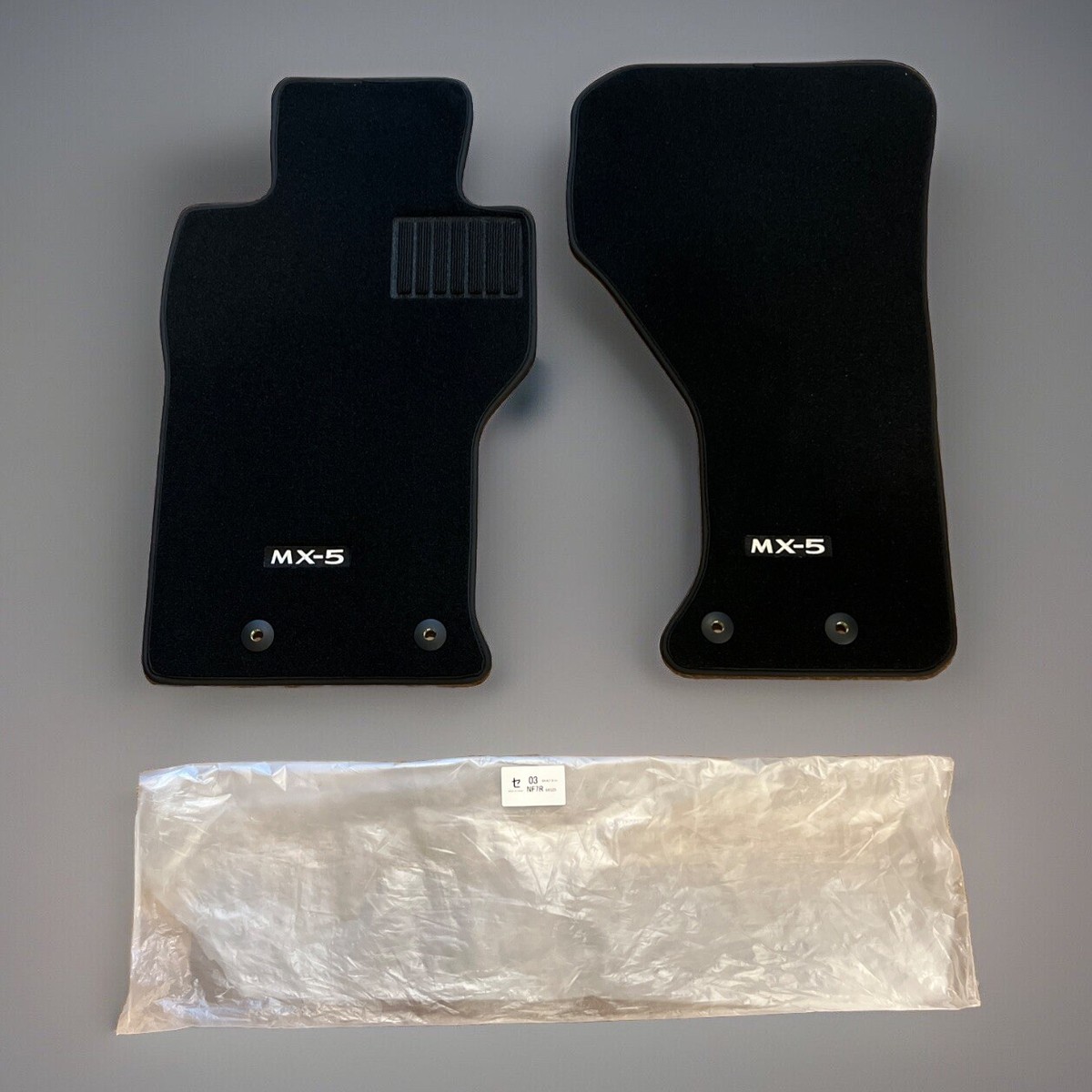2016-2026 Mazda MX-5 Miata Genuine OEM Carpet Floor Mats Black
