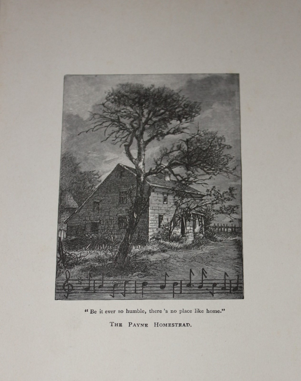 1880 Home Sweet Home John Howard Payne Engraved by Andrew 1st