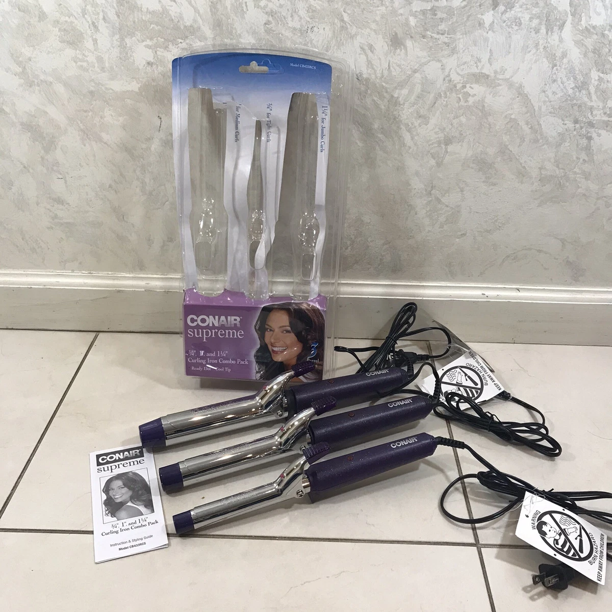 Conair Curling Iron 3 Pack 3 4