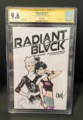 Radiant Black #1 Sketch CGC 9.6 not CGC 9.8 Danny Phantom Enid Balam Original