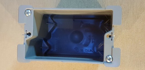 Pass & Seymour Slater Kunststoff 1 Gang 18 Cu. In. Swing Bracket Box - USA Type  - Bild 3 von 7