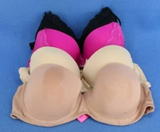 Mamia Material Girl Body Ilys Padded Push-Up Strapless Bra Lot Size 34B #B2834